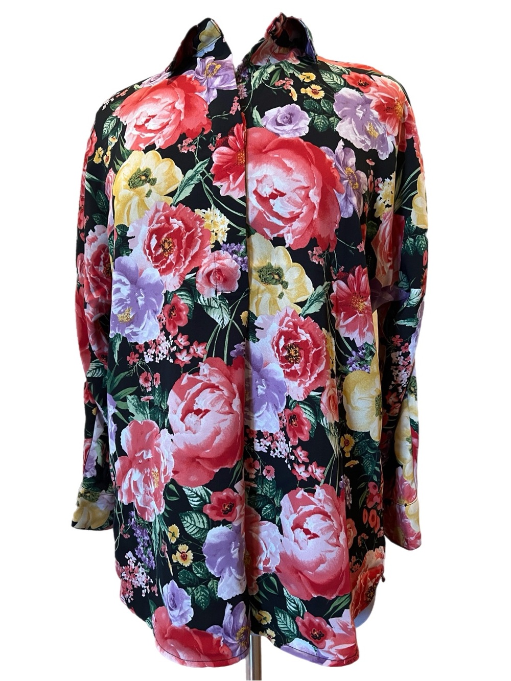 Catherine Malandrino Floral - over sized blouse - Tag Size XS